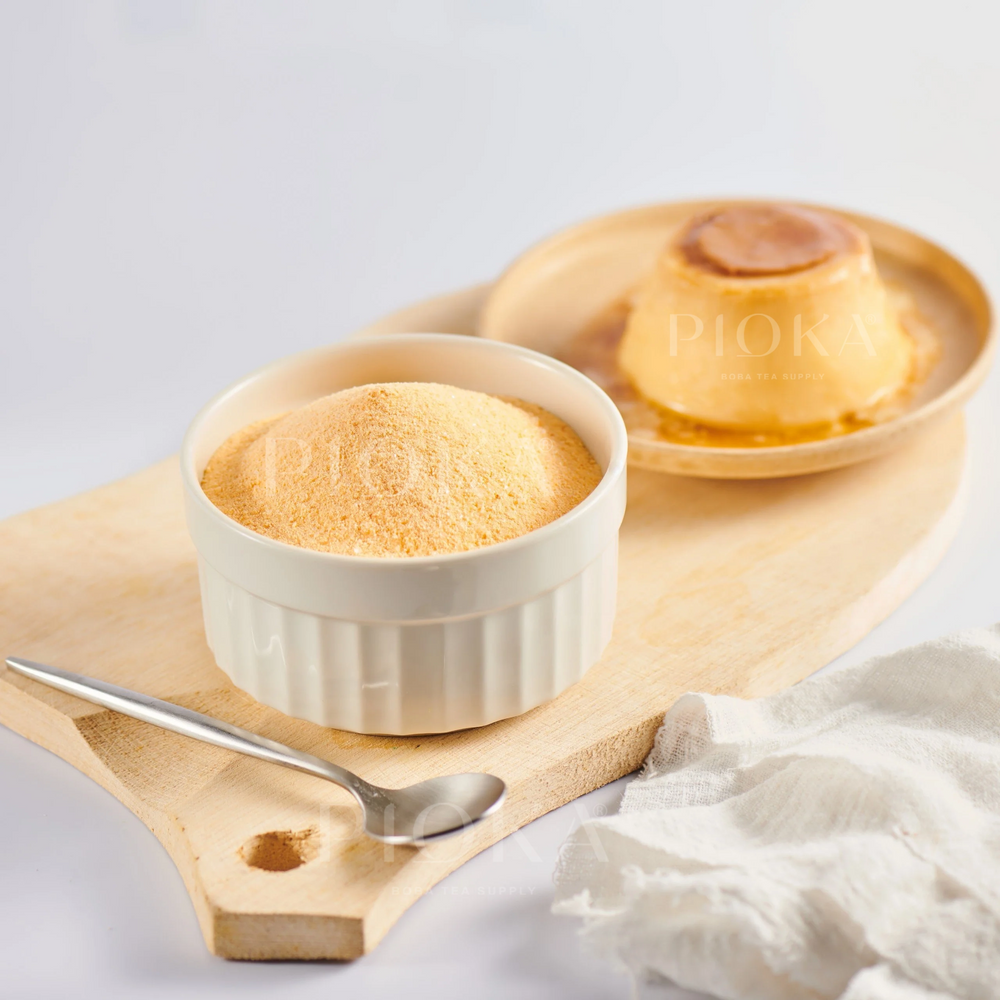 Crème Brûlée Foam Powder – Rich Caramel Flavor Topping