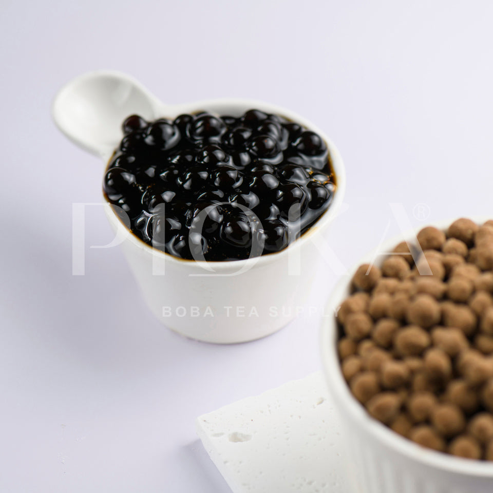 Premium Black Boba Tapioca Pearls – Chewy Bubble Tea Toppings for