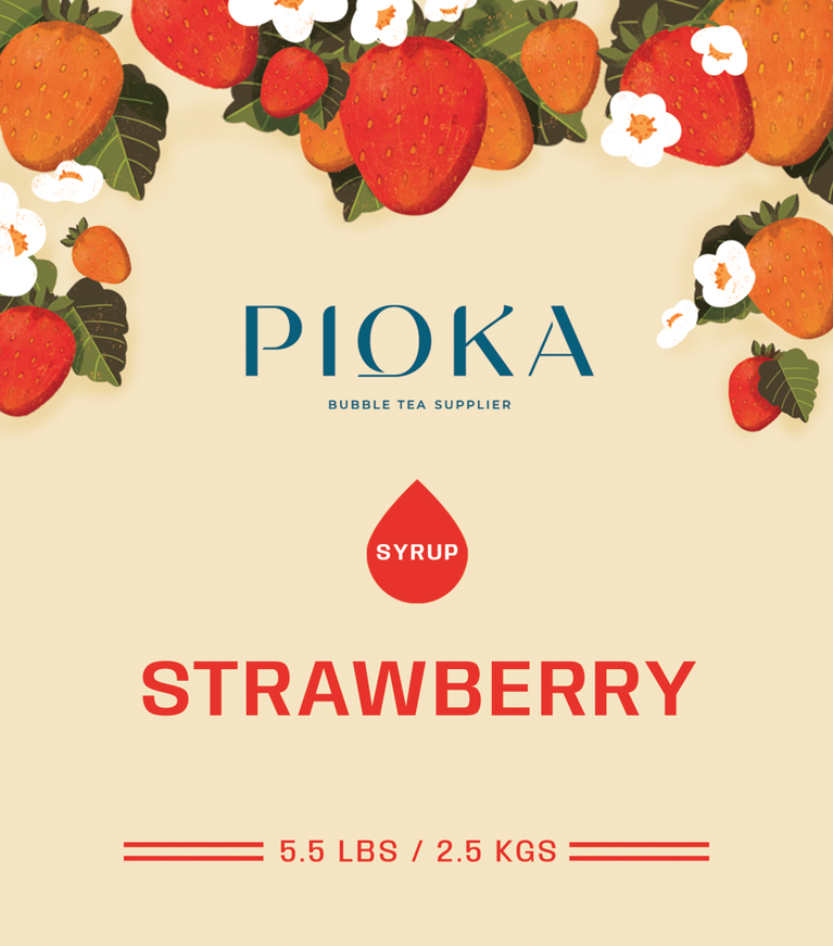 Premium Strawberry Syrup 5.2L/Bottle