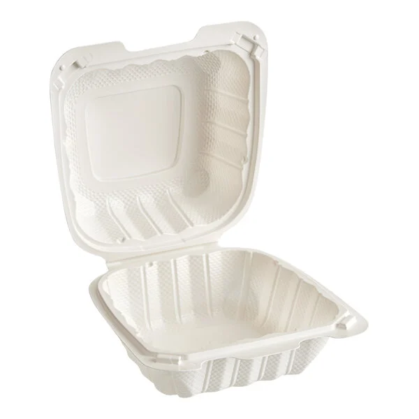 HINGED LID TO-GO CONTAINER MICROWAVABLE