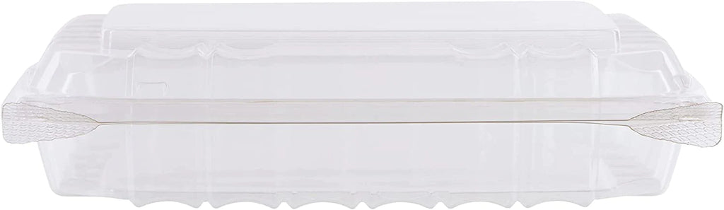 8" x 8" x 2" Clear Hinged Plastic Clamshell - Take out Containers 250pcs