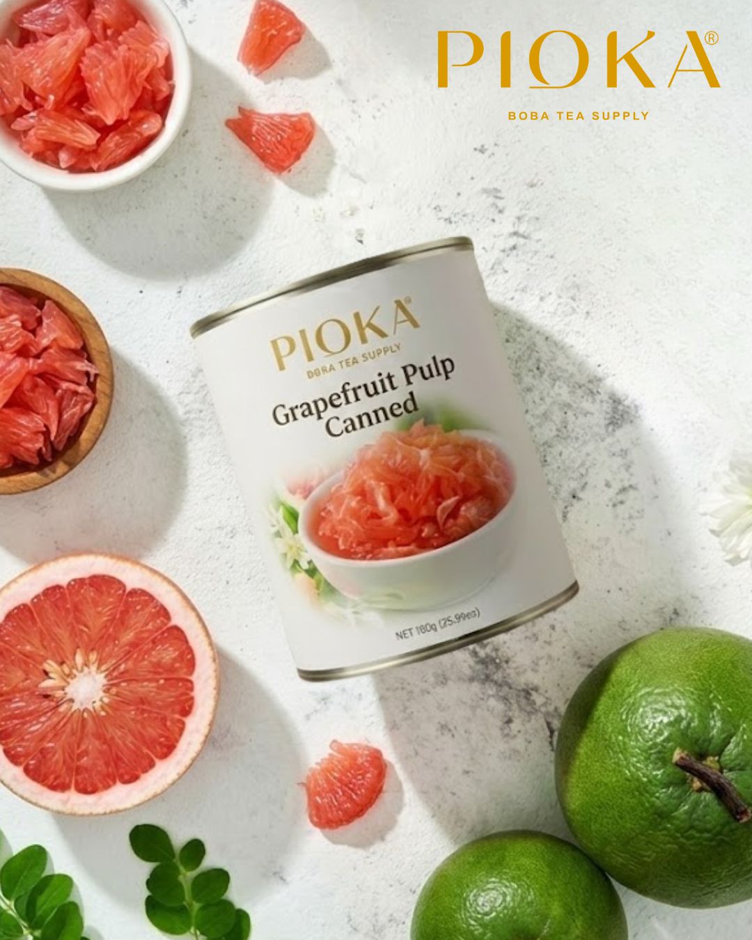 A canned of Grapefruit Pulps