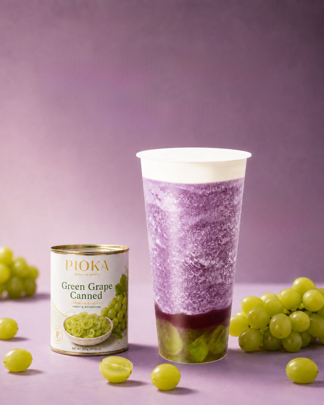 Canned Seedless Green Grapes – PIOKA USA