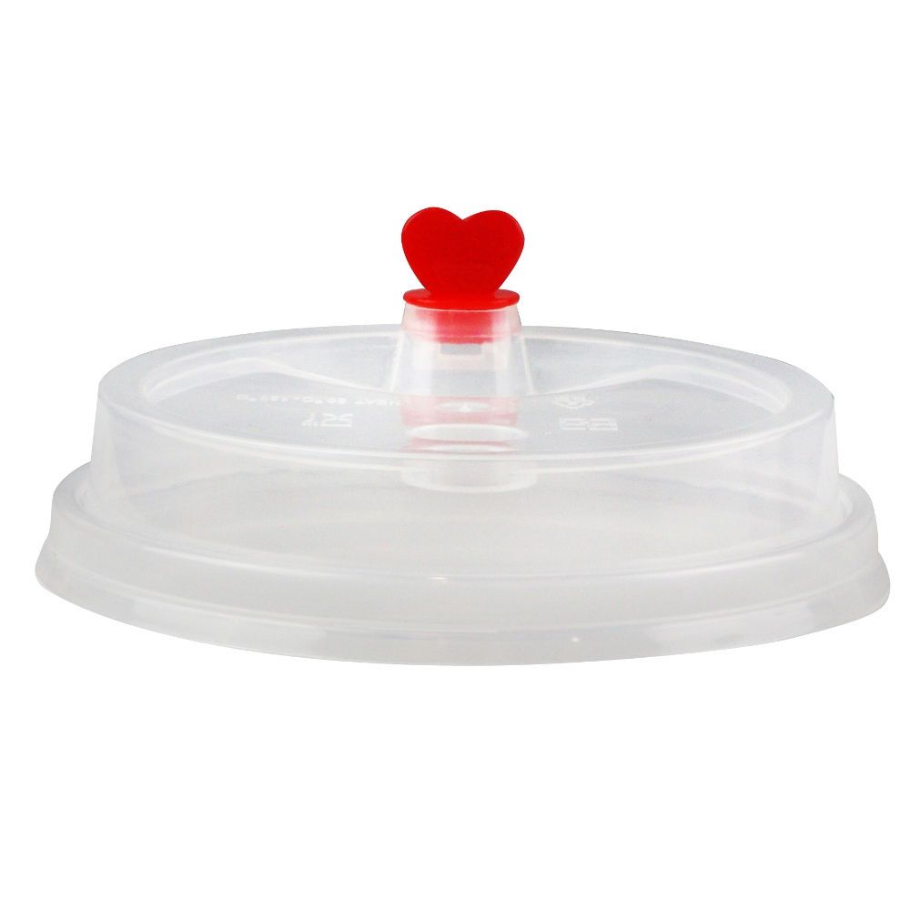 LID90 Clear LID with Heart Shape Stopper 1000pcs/case