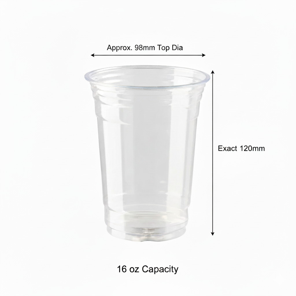 [PET98] Clear Plastic Cup