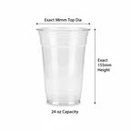 [PET98] Clear Plastic Cup