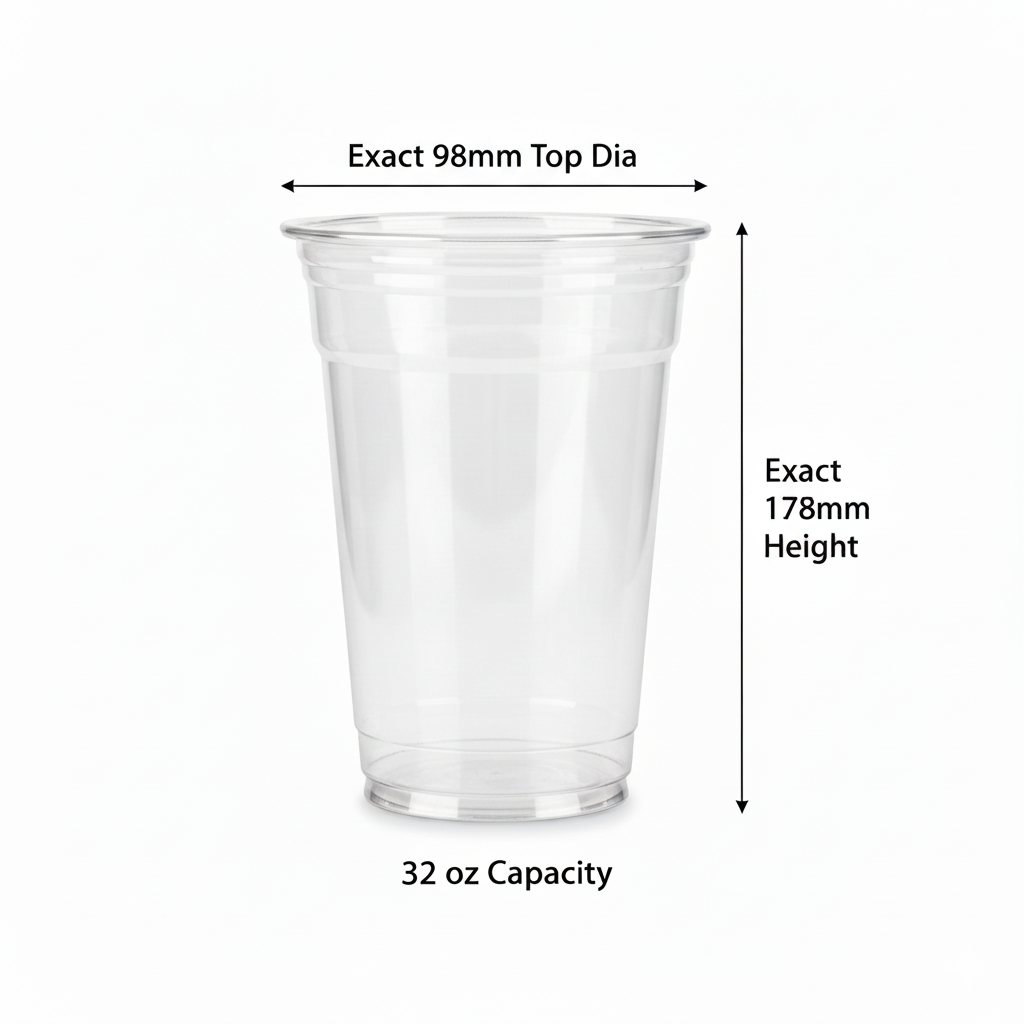 [PET98] Clear Plastic Cup