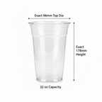 [PET98] Clear Plastic Cup