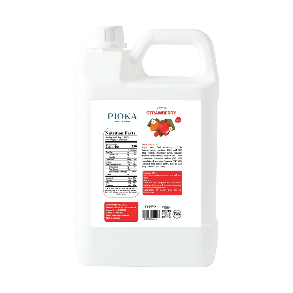 Premium Strawberry Syrup