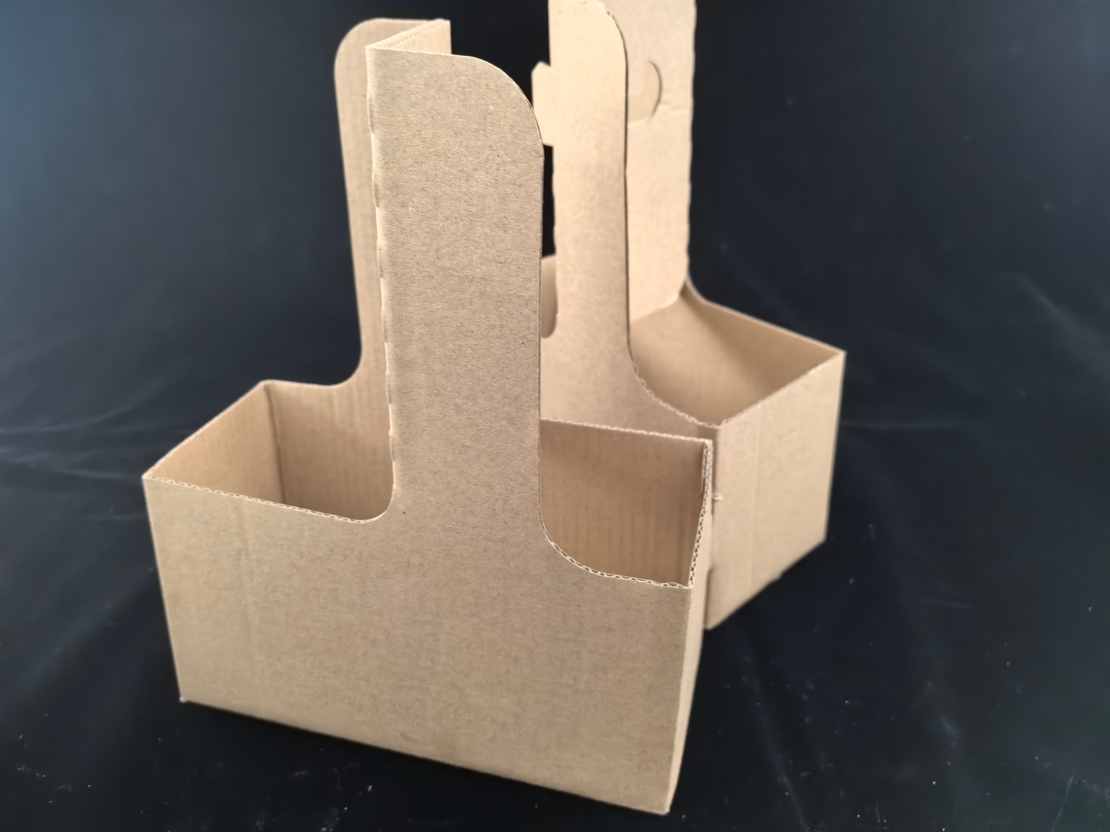 2-Cup Paper Carrier with Handle