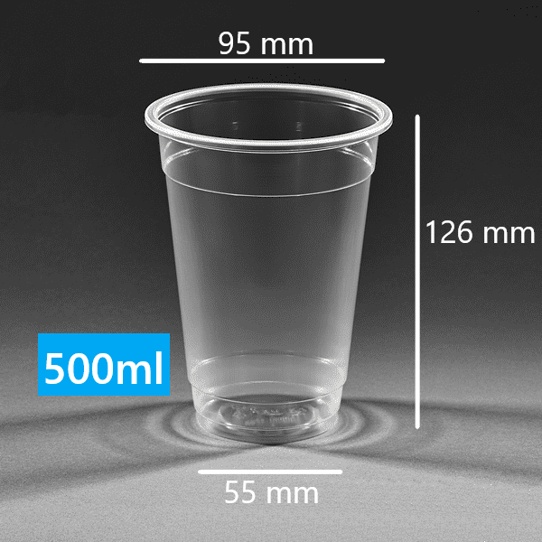 [PP95] 16oz Clear Regular Shape Cup, 1000 pcs