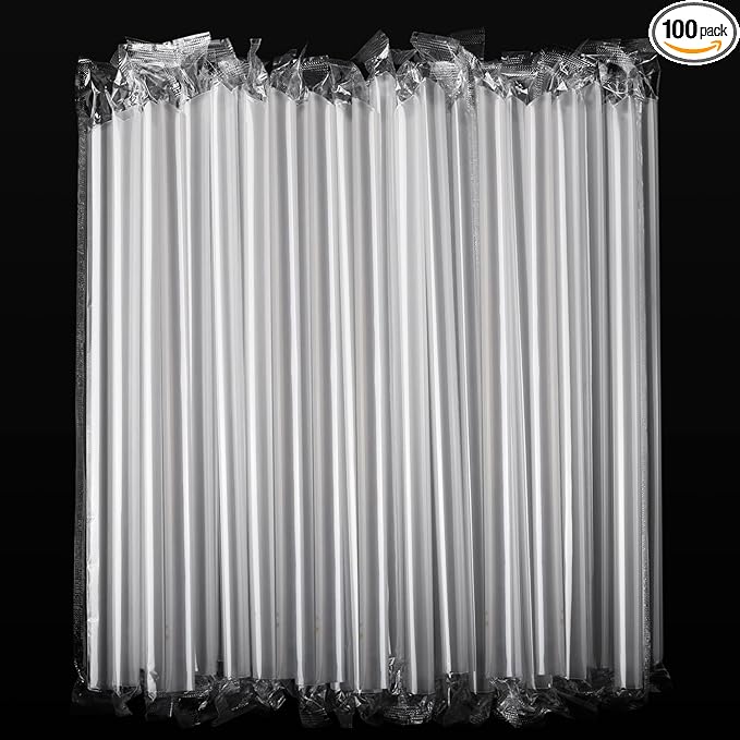 Large Plastic Straw (Clear) 2000pcs