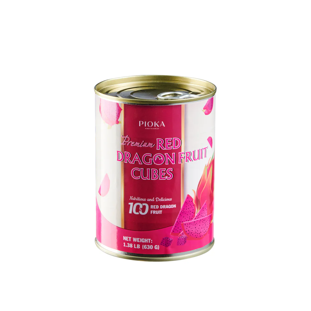 Canned Red Dragon Fruit Cubes