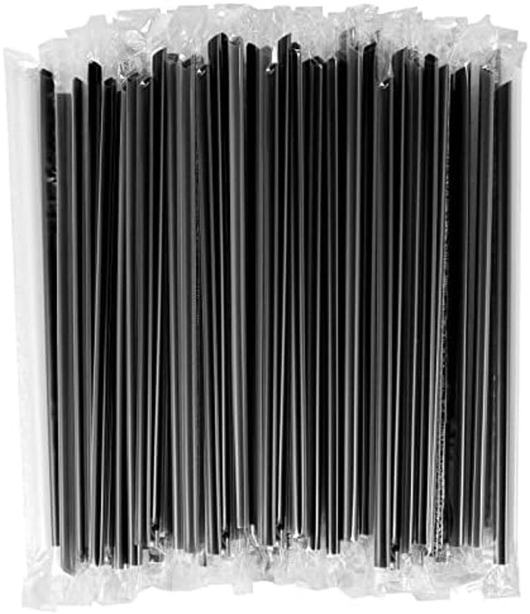 Small Plastic Straw (Black)