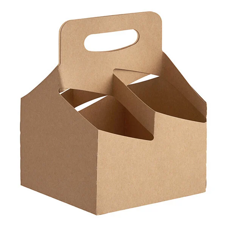 4-Cup Paper Carrier with Handle 100/case